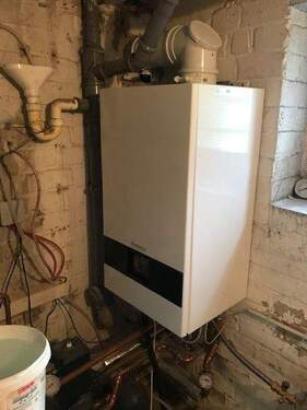 Die Gastherme im Keller - 
