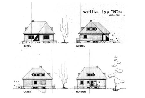 Hausansichten Zeichnungen - 
