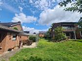 Rückseite mit Freisitz - 8 Zimmer Mehrfamilienhaus, Wohnhaus zum Kaufen in Ahlen