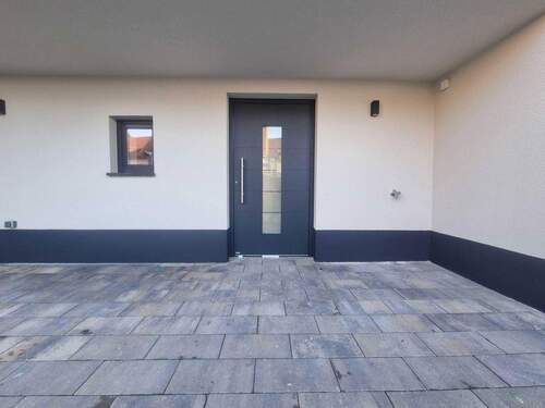 Moderne Aluminium-Haustür - 