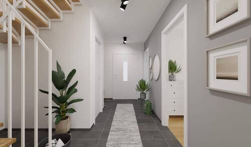 Heller und freundlicher Eingangsbereich - 