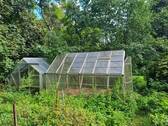 Gemüsegarten mit Gewächshaus - 