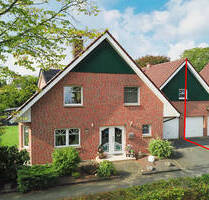 Große Doppelhaushälfte mit Garage in zentraler Lage von Neuenhaus.