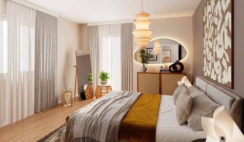 Helles Schlafzimmer - 