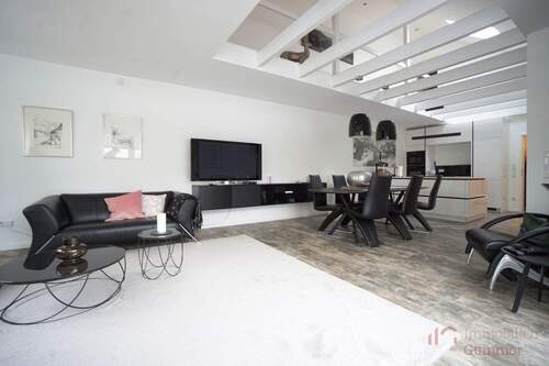 Wohn- und Esszimmer - +++RESERVIERT+++IMMOBILIEN GUMNIOR präsentiert: Stilvolle und hochwertige Wohnung in bester Lage von Rheine (Nähe Mathias-Spital)