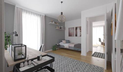 Visualisierung des Kinderzimmers im Einfamilienhau - Einfamilienhaus mit 118,30 m&sup2; in Biesenthal zum Kaufen