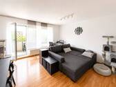 Wohnzimmer-Balkon - Etagenwohnung mit 56,00 m&sup2; in Senden zur Miete