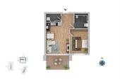 Grundriss Whg. 16 - 