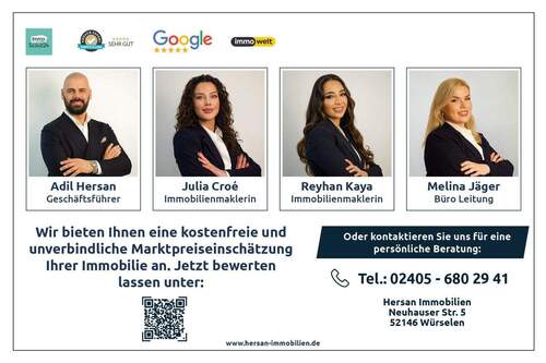 Team Hersan Immobilien - 2 Zimmer Etagenwohnung in Düren