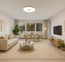 Neu-Isenburg Gravenbruch: Helle 2-Zimmer-Wohnung mit Südbalkon und Tageslichtbad