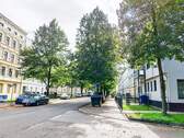 Blick in die Fichtestraße - Vermietete 3-Zimmer Wohnung in Magdeburg Sudenburg in ruhiger Lage