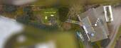 Garten mit Seerosen-Teich - 