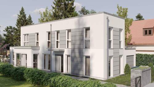 Aussenansicht Familiendomizil - 4 Zimmer Mehrfamilienhaus, Wohnhaus zum Kaufen in München