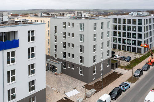 Außenansicht - Sofort verfügbar: Co-Working in modernen Büroräumen in Neubau im Gewerbepark Skyline Hill