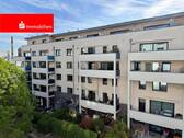 Balkonansicht - Neuwertige 3 Zi.-ETW mit Balkon und TG-Stellplatz in guter Wohnlage - am alten Schlachthof