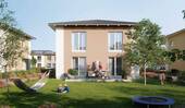 Ein modernes Haus mit eigener Garage - 