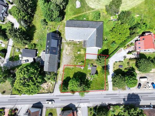 Luftaufnahme - Blick auf Grundstück - Grundstück zum Kaufen in Neukirch/Lausitz