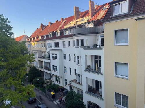 Ausblick zur Straße - 