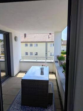 Balkon Blick Wohnzimmer - 