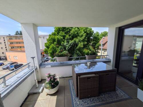Balkon Blick Schlafzimmer - 