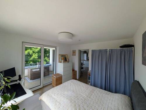 Schlafzimmer Blick Wohnung 2 - 