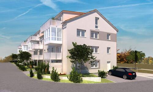 Süd-Ostansicht - 3 Zimmer Etagenwohnung in Eutingen im Gäu