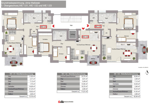 1. Obergeschoss - 