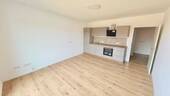 Moderne Wohnküche mit Balkon - 3 Zimmer Etagenwohnung in Osnabrück