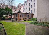 Rückansicht mit Pavillion - Mehrfamilienhaus, Wohnhaus zum Kaufen in Berlin
