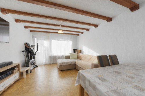 Wohnzimmer - 2 Zimmer Etagenwohnung zum Kaufen in Stuttgart