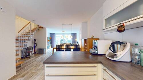 Blick aus der Küche - 5 Zimmer Reihenmittelhaus zum Kaufen in Meckenbeuren