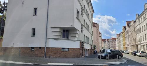 Blick zur WE - 1 Zimmer Etagenwohnung in Leipzig