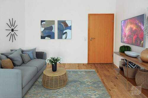 Wohnzimmer - 2 Zimmer Etagenwohnung in Remscheid