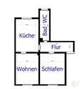 Grundriss 2 Zimmer - 