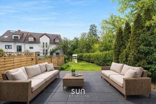 Terrasse - Reihenendhaus mit 153,30 m&sup2; in Oftersheim zum Kaufen