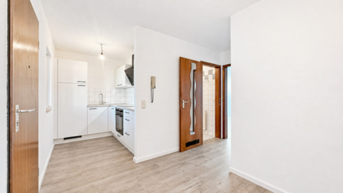 Essbereich und Küche - 1 Zimmer Etagenwohnung in Freiburg