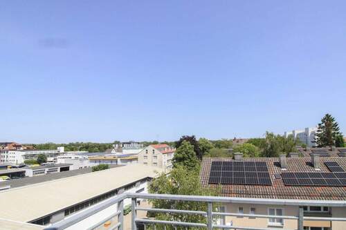 Ausblick - Etagenwohnung mit 53,10 m&sup2; in Augsburg zum Kaufen