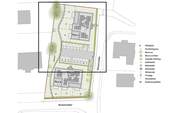 Lageplan Alsterperlen - Terrassenwohnung mit 94,70 m&sup2; in Hamburg zum Kaufen