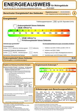 Energieausweis - 