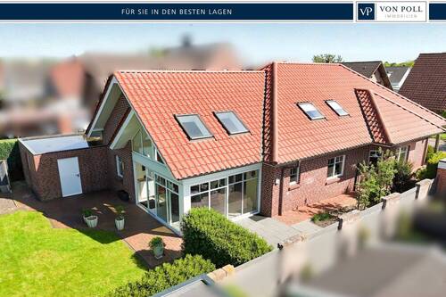 Titelbild - Ebenerdig Wohnen in Nordhorn Stadtflur: mit Garage, Wintergarten und Ausbaupotenzial