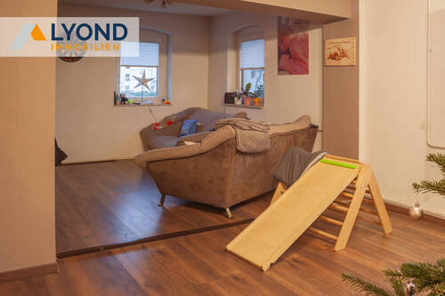 Wohnzimmer - Einfamilienhaus mit 180,00 m&sup2; in Thum zum Kaufen