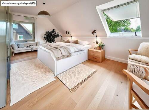 Schlafzimmer Einrichtungsbeispiel - 