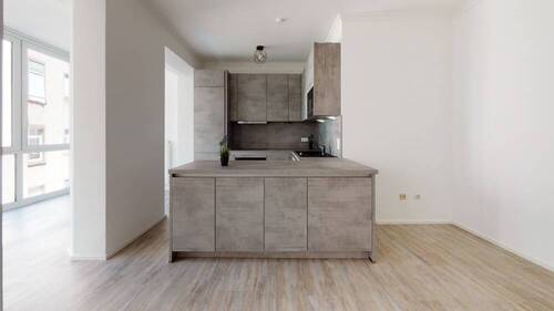 Wohnbereich/Küche - 3 Zimmer Etagenwohnung in Frankfurt am Main