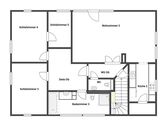 Grundriss Skizze 1.OG - 