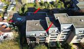 Ansicht Balkon und Stellplatz - 