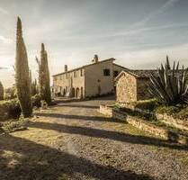 Cinigiano - Moderne Ausstattung in traditioneller Hülle mit Panoramablick | Immobilie Toskana