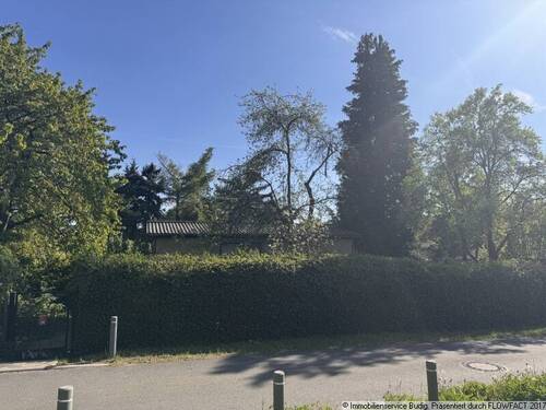 Blick von der Straße zu den Grundstücken - Grundstück in Hohen Neuendorf