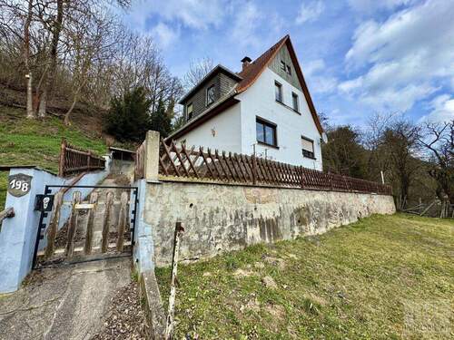 Außenansicht - Über den Dächern von Uhlstädt - Einfamilienhaus mit Panorama