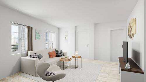 Ansicht Wohnen - 2 Zimmer Etagenwohnung in Nördlingen