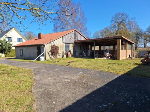 Nebengebäude 1 mit Doppelcarport - 